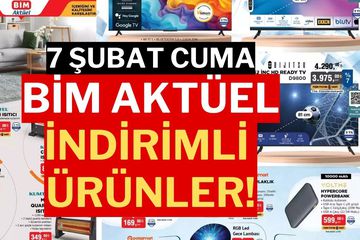 "Bim Aktüel Katalog 7 Şubat 2025: Bim'de Bu Hafta Hangi Ürünler Var?