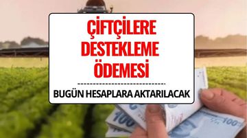 Çiftçilere 320,6 Milyon Lira Destekleme Ödemesi Bugün Hesaplarda