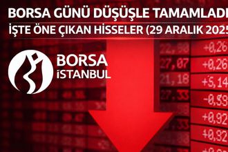 Borsa İstanbul'da BIST 100 Endeksi Günü Düşüşle Kapattı: İşte En Çok Yükselen ve Düşen Hisseler (29.12.2025)