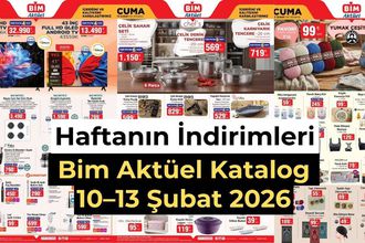 BİM 10–13 Şubat 2026 Aktüel Kataloğu: Bu Hafta Hangi Ürünler İndirimde?