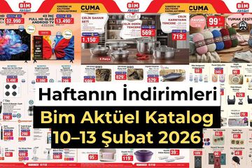 BİM 10–13 Şubat 2026 Aktüel Kataloğu: Bu Hafta Hangi Ürünler İndirimde?