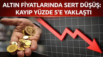 Altın Fiyatlarında Sert Düşüş: Kayıp Yüzde 5’e Yaklaştı