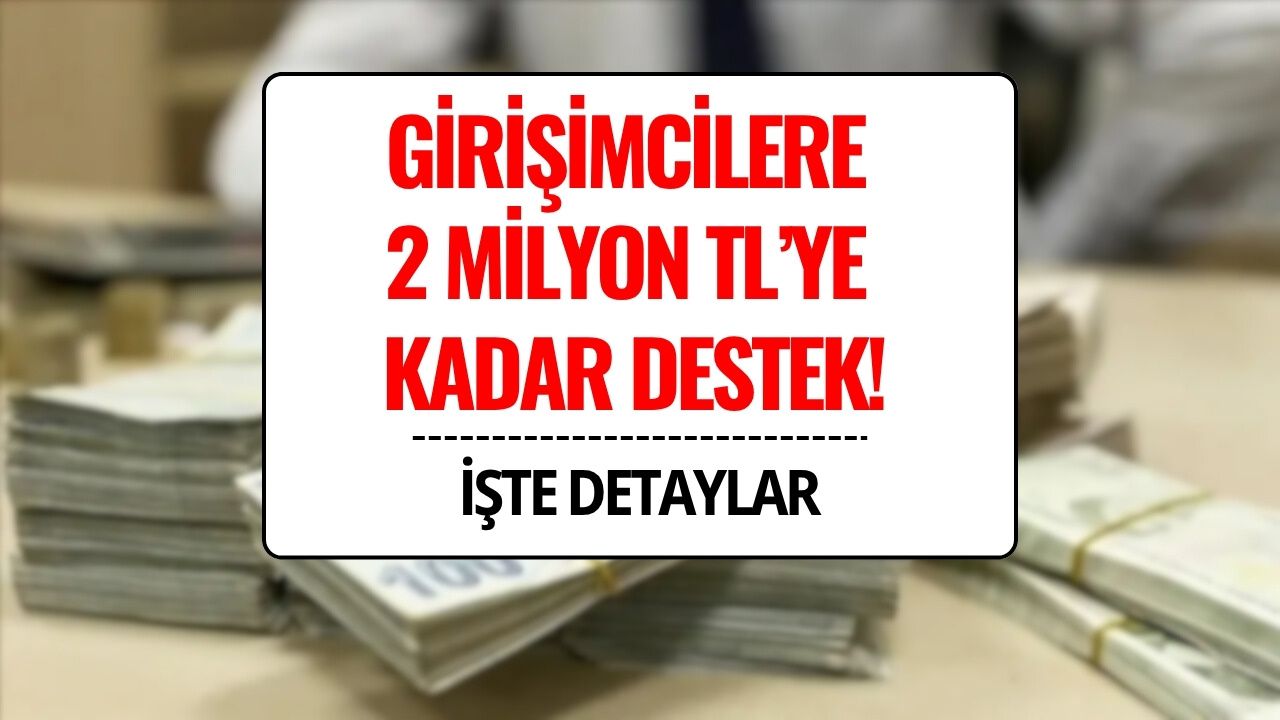 Girişimcilere 2 Milyon TL’ye Kadar Destek! Geri Ödeme 36 Ay Sonra Başlayacak