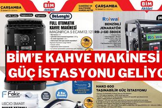 Bim Aktüel Kataloğu 12 Şubat: BİM'e Kahve Makinesi ve Güç İstasyonu Geliyor!
