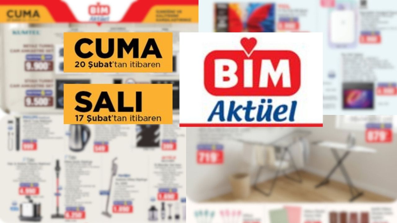 Bim Aktüel Katalog 17-20 Şubat: Bu Hafta Hangi Ürünler İndirimde?