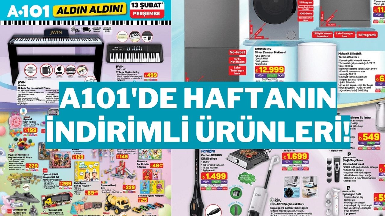 A101'de Bu Hafta (8-14 Şubat) Hangi Ürünler İndirimde? İşte A101'in Haftanın Yıldızları Kataloğu!