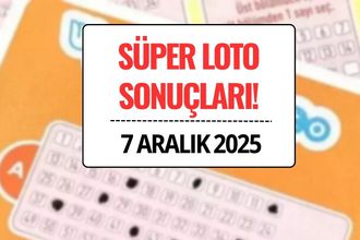 7 Aralık 2025 Süper Loto Sonuçları