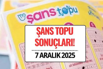 7 Aralık 2025 Şans Topu Sonuçları
