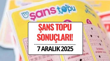 7 Aralık 2025 Şans Topu Sonuçları