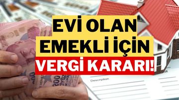 Kendi Üzerine Evi Olup Kirada Oturan Emekli, Emlak Vergisinden Muaf Oldu!