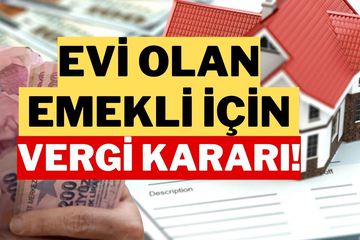 Kendi Üzerine Evi Olup Kirada Oturan Emekli, Emlak Vergisinden Muaf Oldu!
