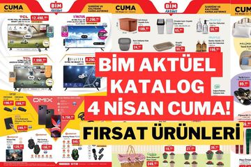 BİM 4 Nisan Aktüel Ürünler Kataloğu Yayımlandı: BİM'de Bu Hafta İndirim Fırsatları!