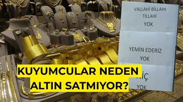 Kuyumcular Neden Altın Satmıyor? İşte Gram ve Çeyrek Altın Yokluğunun Nedeni