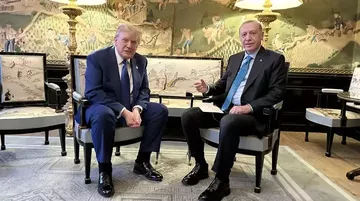 Erdoğan, Trump ile Görüştü