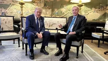 Erdoğan, Trump ile Görüştü