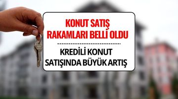 Konut Satış Rakamları Açıklandı: Kredili Konut Satışlarında Sert Artış