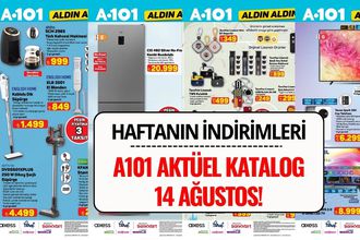 A101 14 Ağustos 2025 Aktüel Kataloğu: Bu Hafta İndirimde Neler Var?