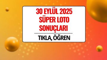 30 Eylül 2025 Süper Loto Sonuçları Açıklandı: Kazandıran Numaralar ve Sorgulama Ekranı