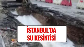 Fatih’te Su Borusu Patladı: İSKİ Çalışmasında Arıza, Bölgede Su Kesintisi