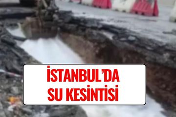 Fatih’te Su Borusu Patladı: İSKİ Çalışmasında Arıza, Bölgede Su Kesintisi