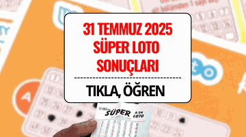 Süper Loto Sonuçları Açıklandı: 31 Temmuz 2025 Kazandıran Numaralar ve Sorgulama Ekranı