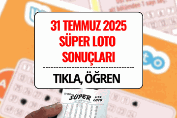 Süper Loto Sonuçları Açıklandı: 31 Temmuz 2025 Kazandıran Numaralar ve Sorgulama Ekranı