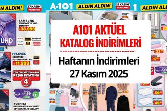 A101 27 Kasım Aktüel Kataloğu Çıktı: Bu Hafta Neler İndirimde?
