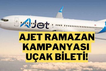 AJet'ten Ramazan Ayına Özel Uçak Bileti Kampanyası: Yurt İçi Uçuşlar 699 TL'den Başlıyor!