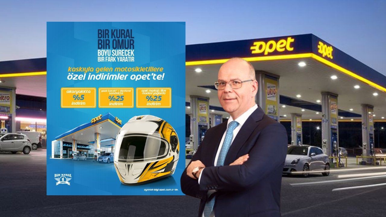 OPET, Kaskıyla Gelen Motosiklet Sürücülerine İndirim Yapacak