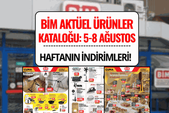 BİM Aktüel Ürünler Katalog 5-8 Ağustos 2025: Bu Hafta Cuma Hangi Ürünler İndirimde?