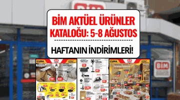 BİM Aktüel Ürünler Katalog 5-8 Ağustos 2025: Bu Hafta Cuma Hangi Ürünler İndirimde?