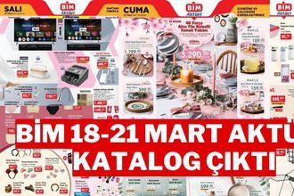 18-21 Mart BİM Aktüel Ürünler Kataloğu Yayımlandı