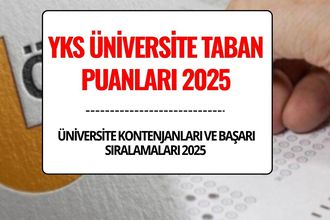 YKS 2025 Taban Puanları ve Kontenjanlar Açıklandı: 200-300 Puanla Hangi Üniversiteler Gelir?
