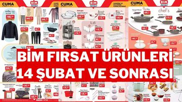 BİM Aktüel Ürünler ve İndirim Kataloğu (14 Şubat ve Sonrası)