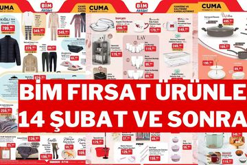 BİM Aktüel Ürünler ve İndirim Kataloğu (14 Şubat ve Sonrası)