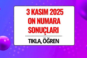 3 Kasım 2025 On Numara Sonuçları Açıklandı! Kazandıran Numaralar ve Sorgulama Ekranı