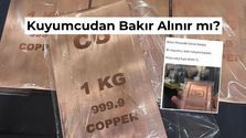 Kuyumcudan Bakır Alınır mı? Fiziki Bakırda KDV Detayı