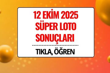 12 Ekim 2025 Süper Loto Sonuçları Açıklandı: Kazandıran Numaralar ve Sorgulama Ekranı