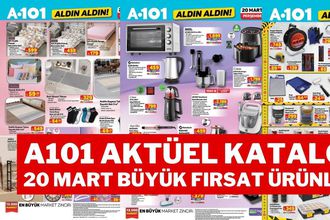 A101 20 Mart 2025 Aktüel Katalog İndirimleri: Bu Hafta Hangi Ürünler İndirimde?