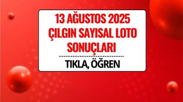13 Ağustos Çılgın Sayısal Loto Sonuçları Açıklandı: Kazanan Numara ve Sorgulama Ekranı