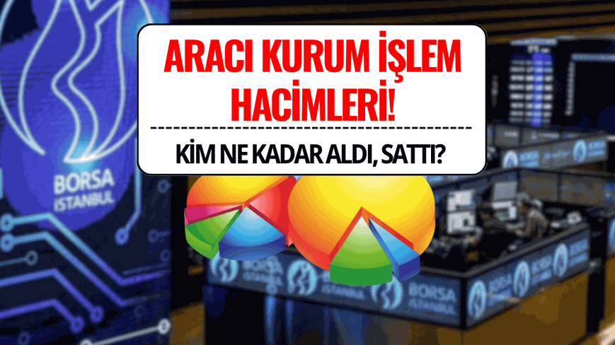 Günün Aracı Kurum İşlem Hacimleri Belli Oldu (08.06.2026)