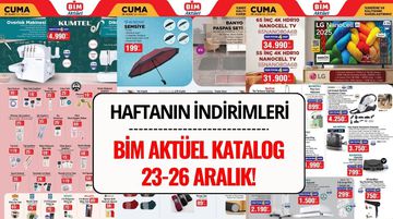 BİM Aktüel 23-26 Aralık 2025 Kataloğu: Bu Hafta Hangi Ürünler İndirimde?