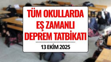 Milli Eğitim Bakanlığı’ndan Açıklama: Bugün Okullarda Eş Zamanlı Deprem Tatbikatı Yapılacak