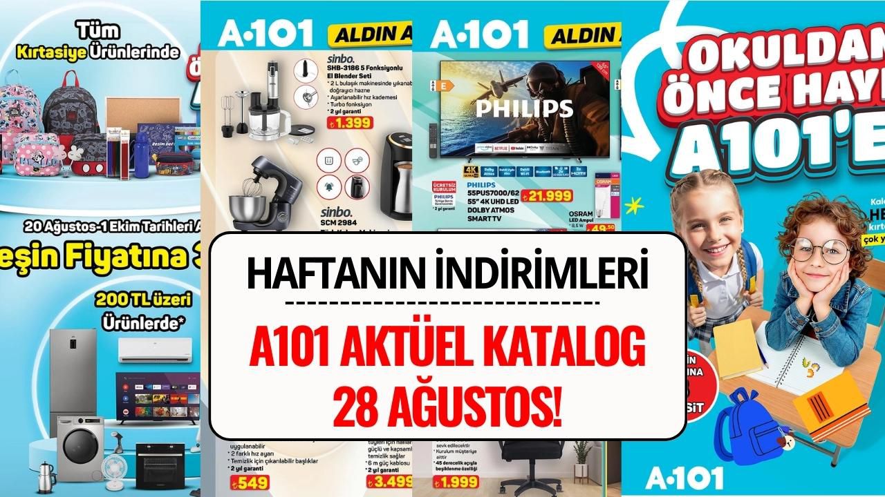 A101 28 Ağustos 2025 Aktüel Kataloğu: Bu Hafta Hangi Ürünler İndirimde?