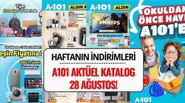 A101 28 Ağustos 2025 Aktüel Kataloğu: Bu Hafta Hangi Ürünler İndirimde?