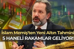 Altın Fiyatlarında Baş Döndüren Rekor! İslam Memiş 5 Haneli Gram Altın İçin Tarih Verdi