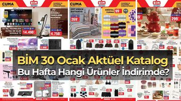 BİM 30 Ocak 2026 Aktüel Katalog Yayımlandı! İşte Bu Haftanın İndirimli Ürünleri
