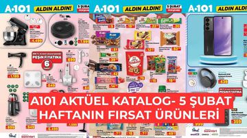 A101 Aktüel Katalog 5 Şubat 2026: A101 Afişinde Bu Hafta Hangi İndirimli Ürünler Var?
