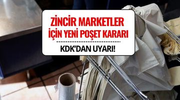 KDK'dan Plastik Poşet Yerine Zorla Bez Torba Satan Zincir Marketler İçin Karar!