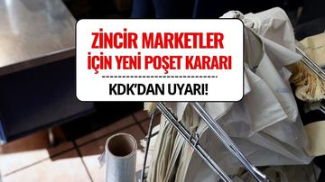 KDK'dan Plastik Poşet Yerine Zorla Bez Torba Satan Zincir Marketler İçin Karar!